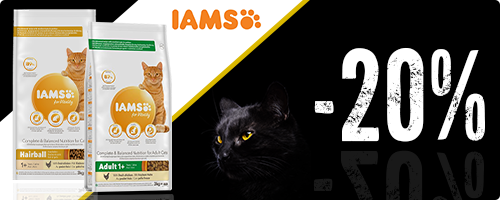 20% Rabatt auf IAMS Katzenfutter